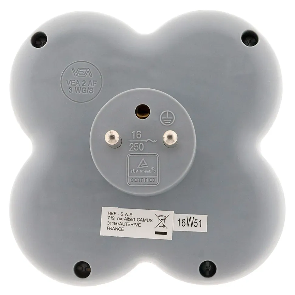 Multiprise triplite + interrupteur 16A - Zenitech