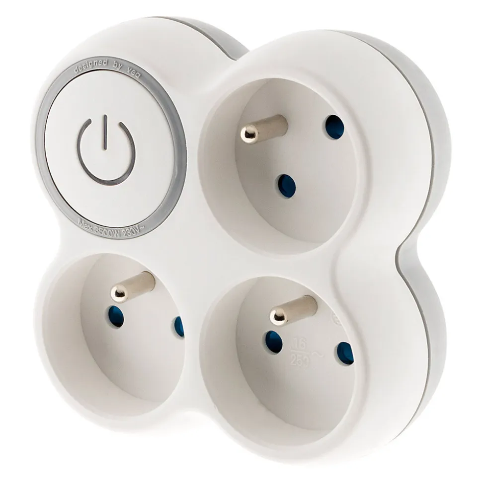 Multiprise triplite + interrupteur 16A - Zenitech