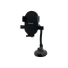 Muvit Support Voiture pour Smartphones 2 en 1 Flex avec Pince Extensible à 87mm Noir