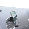Muvit Support Voiture Universel Gravity Rotatif à 360 Fixation sur Grille d'aération Noir
