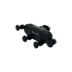 Muvit Support Voiture Universel Gravity Rotatif à 360 Fixation sur Grille d'aération Noir