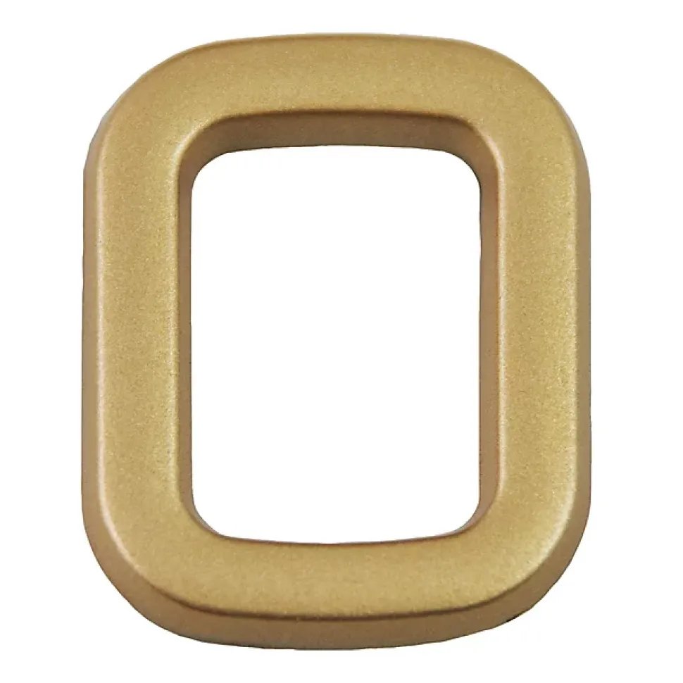 N° de maison - marquage 0 - en PVC - couleur or - autocollant - hauteur 3,7 cm - Chapuis LD3700