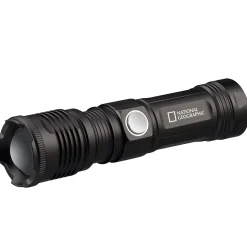 National Geographic Lampe torche LED 1000lm Zoom Focus batterie USB aimant extérieur camping
