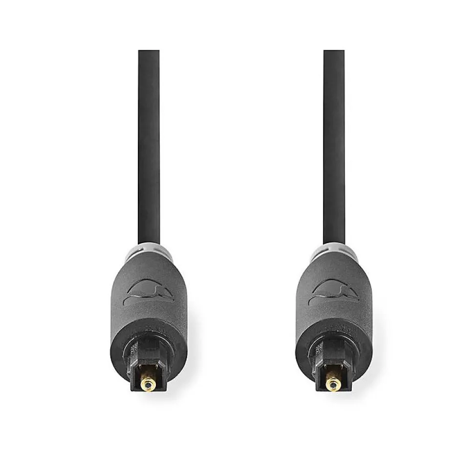 Nedis - Cable audio optique TosLink male - 5 metres - Gaine PVC ronde