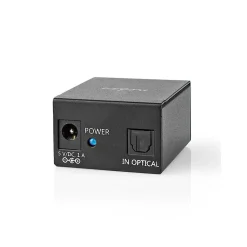 Nedis - Repartiteur TosLink deux voies - Entree TosLink femelle - Bouton poussoir