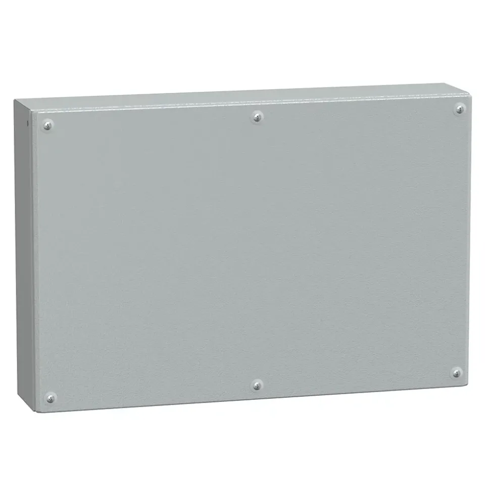 Nsysbm406012 Schneider Spacial Sbm - Boite étanche Ip66 En Acier 400x600x120mm - Couvercle Plein