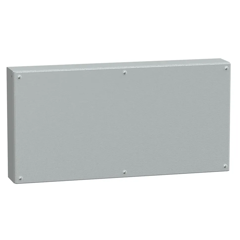 Nsysbm408012 Schneider Spacial Sbm - Boite étanche Ip66 En Acier 400x800x120mm - Couvercle Plein