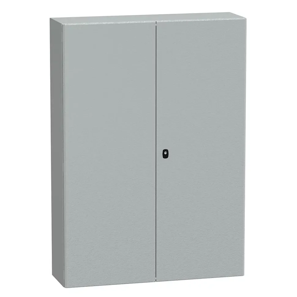 Nsys3d141030dp Coffret Métallique étanche Ip55 - 1400x1000x300 - 2 Portes - Plaque Fournie - Spacial S3d - Schneider Electric
