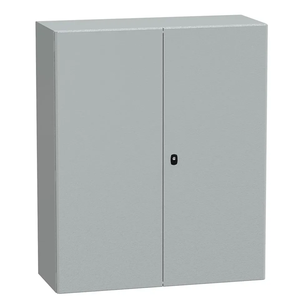 Nsys3d121040dp Coffret Métallique étanche Ip55 - 1000x1000x400 - 2 Portes - Plaque Fournie - Spacial S3d - Schneider Electric
