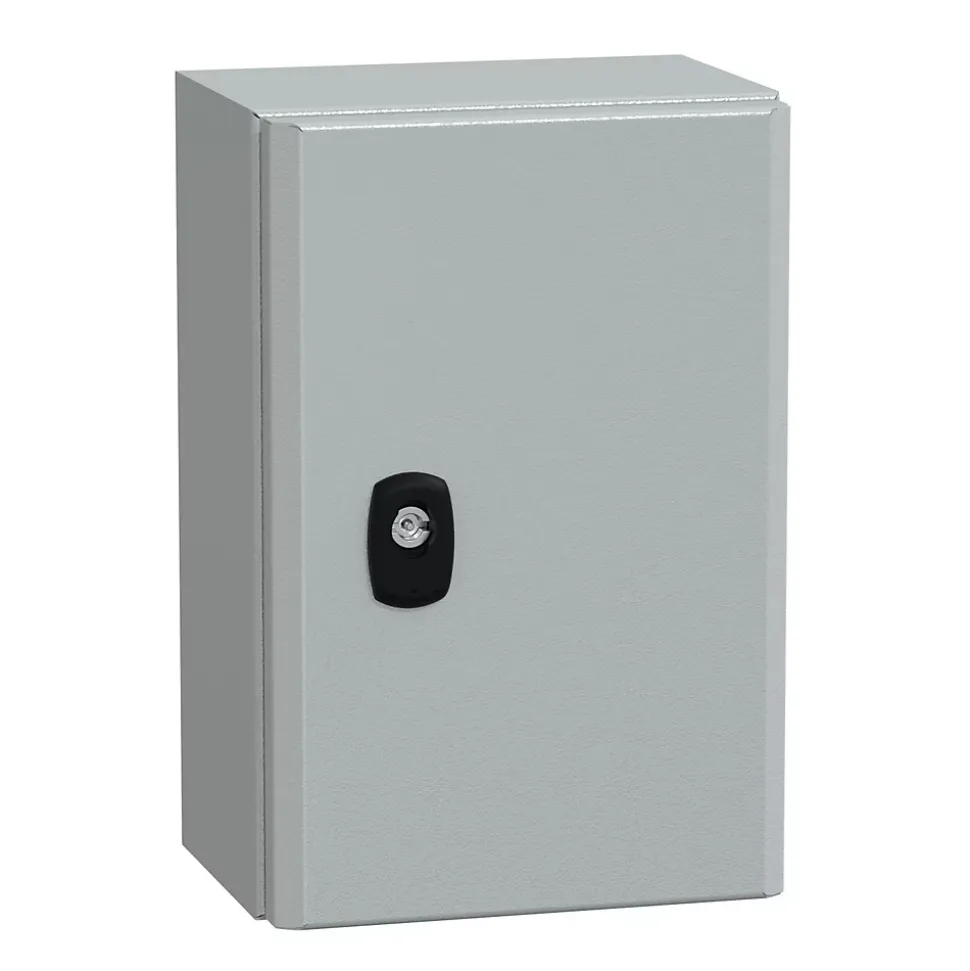 Nsys3d3215p Coffret Métallique étanche Ip66 - 300x200x150 - Plaque Fournie - Spacial S3d - Schneider Electric