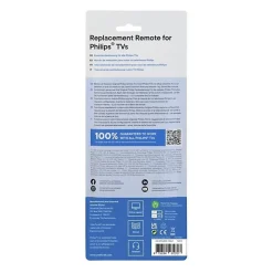 ONE FOR ALL URC4913 - Telecommande de remplacement pour TV Philips