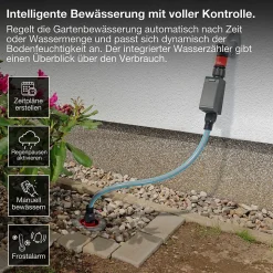 OSRAM Contrôle d'irrigation SMART+ WiFi IP55 Solaire USB-C