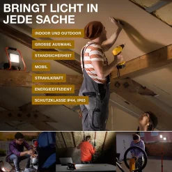 OSRAM Panneau portable LED VAL BAT PANEL, 30W, 2400lm