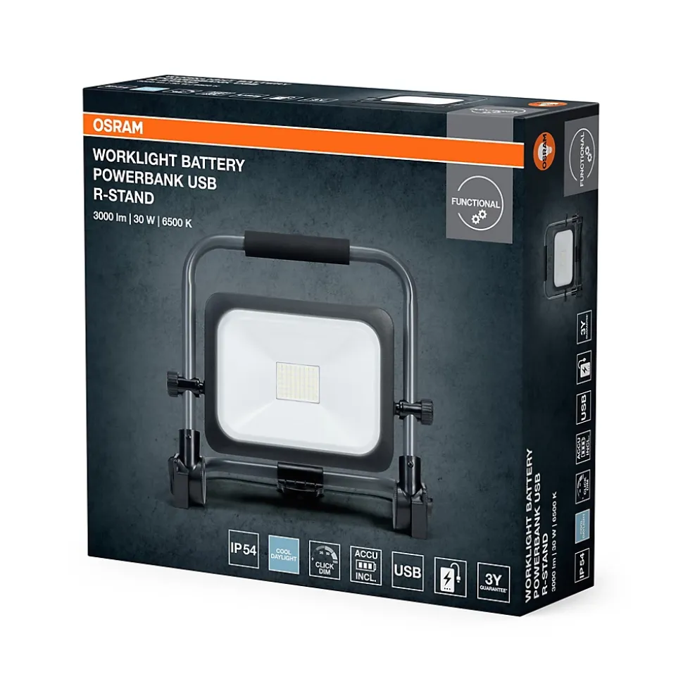 OSRAM Projecteur de travail LED VAL BAT POCKET,30W,3000lm