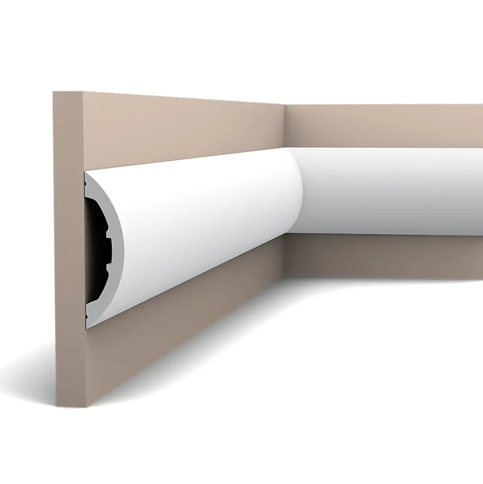 P3070 Cimaise murale Orac Decor - 12,5x3x200cm (h x p x L) - Pack 2 pièces