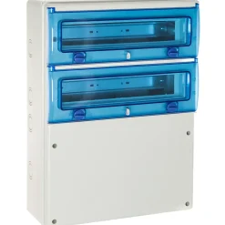 1332p Coffret Pour Prises De Courant 2 Rangées De 16 Modules - étanche Ip65 - Solera Indubox