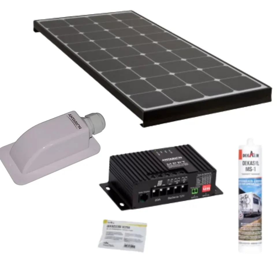 Pack BLACK BOOSTER Panneau Solaire 170W + Régulateur solaire MPPT20 ANTARION