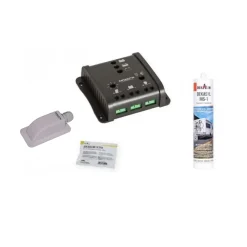 PACK BLACK BOOSTER 170W Seul Panneau solaire Camping Car + Kit de pose solaire avec Régulateur de Charge ANTARION