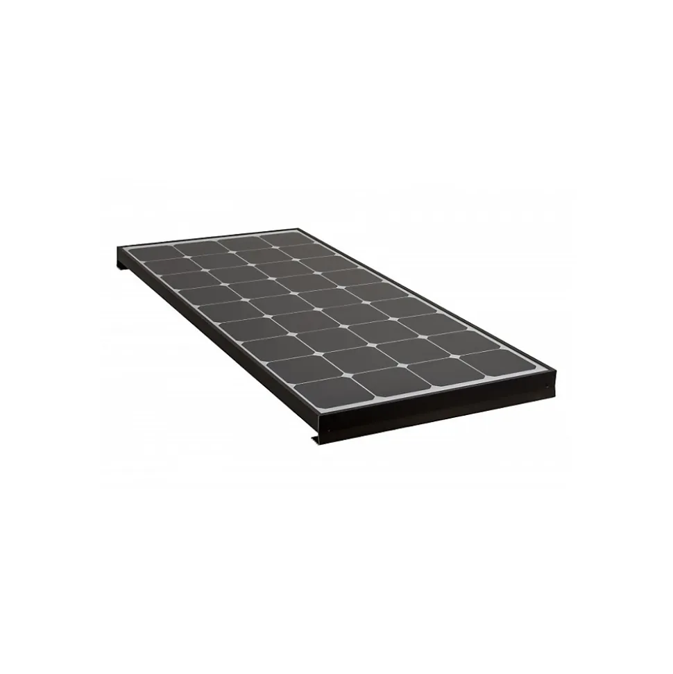 PACK BLACK BOOSTER 170W Seul Panneau solaire Camping Car + Kit de pose solaire avec Régulateur de Charge ANTARION