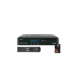PACK III Récepteur TV satellite Full HD + Carte d'accès TNTSAT V6 Astra 19.2E + Câble HDMI SERVIMAT