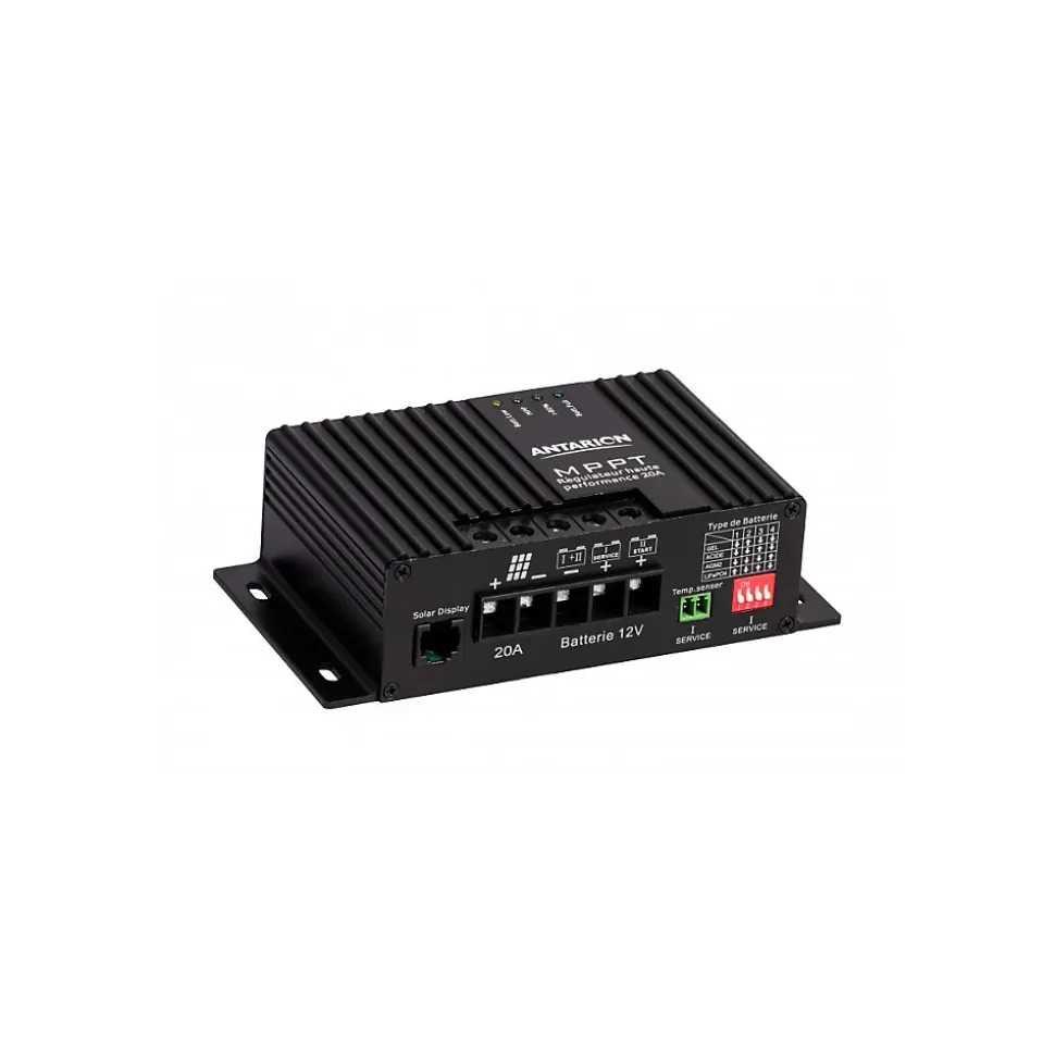 Pack Kit de pose solaire avec Régulateur de Charge MPPT 320W 20A Meilleur rendement ANTARION