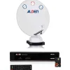 Pack Orbiter Parabole Automatique 85cm + Récepteur satellite SATMATIC HD TNTSAT ALDEN