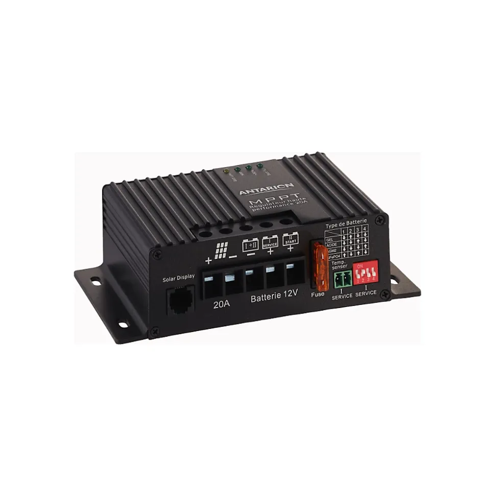 PACK Panneau Solaire Black Booster 220W + Régulateur de charge Solaire ANTARION