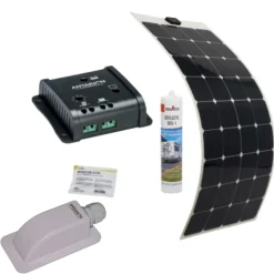 Pack Panneau Solaire Souple 150W Camping car Van Life + régulateur solaire SC10 ANTARION