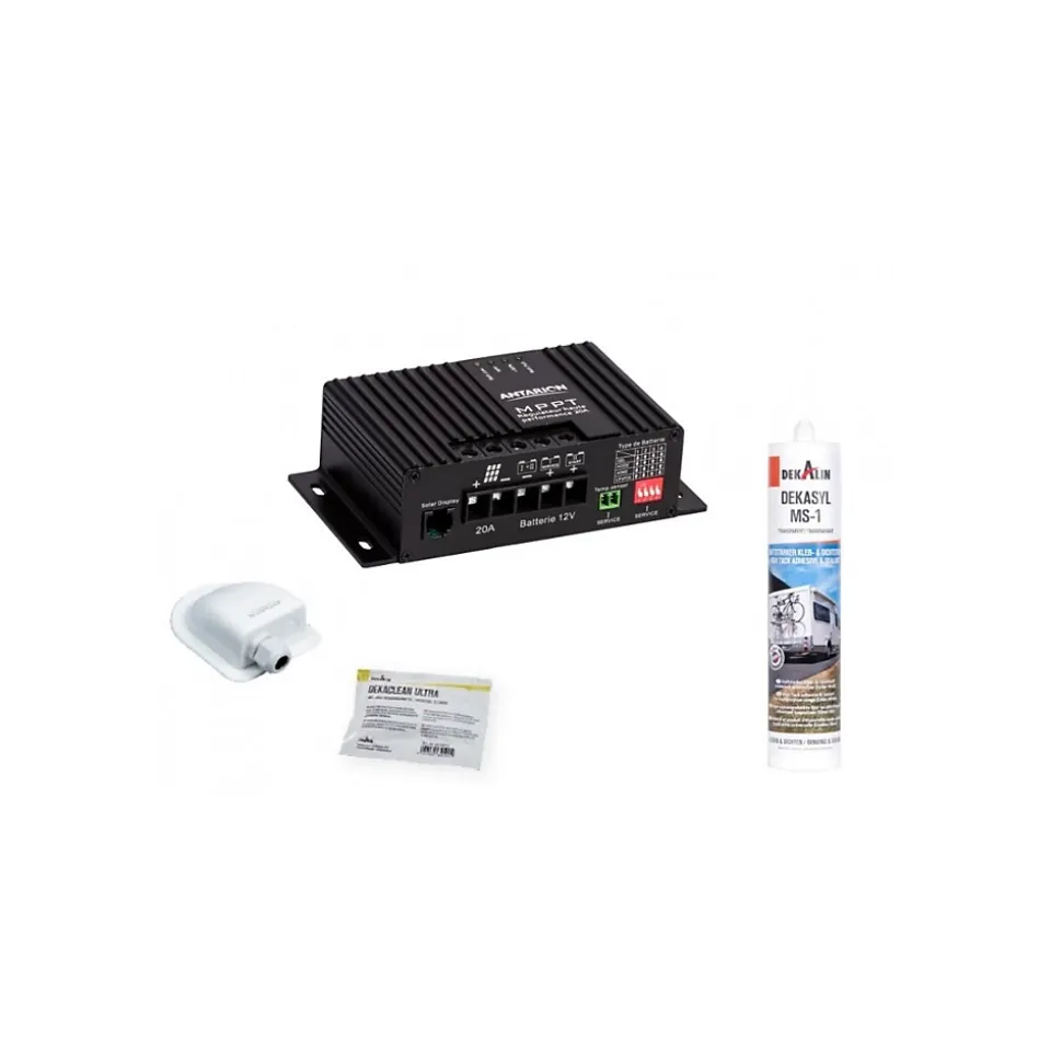 PACK Panneau Solaire Souple 150W Ultra Léger + Régulateur de charge Bluetooth + Kit de pose ANTARION
