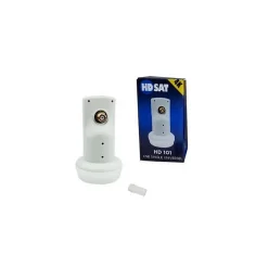 Pack Parabole Satellite Fibre Composite Blanche 60cm + LNB Single + Décodeur Satellite ASTRA HD + Carte HDSAT