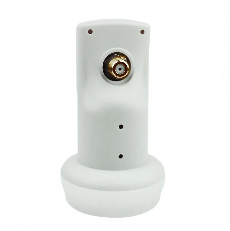 Pack Parabole Satellite Fibre Blanche 85cm + LNB Single + Récepteur Décodeur TV Satellite HD + Carte + Bras Coudé HDSAT
