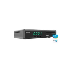 Pack Parabole Satellite Fibre Blanche 85cm + LNB Single + Récepteur Décodeur TV Satellite HD + Carte + Bras Coudé HDSAT