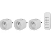 Pack 3 prises + 1 télécommande intérieures