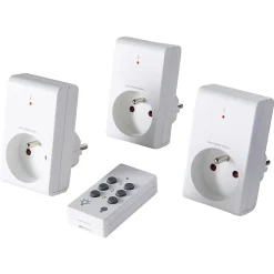 Pack 3 prises + 1 télécommande d'éclairage intérieur 1kW