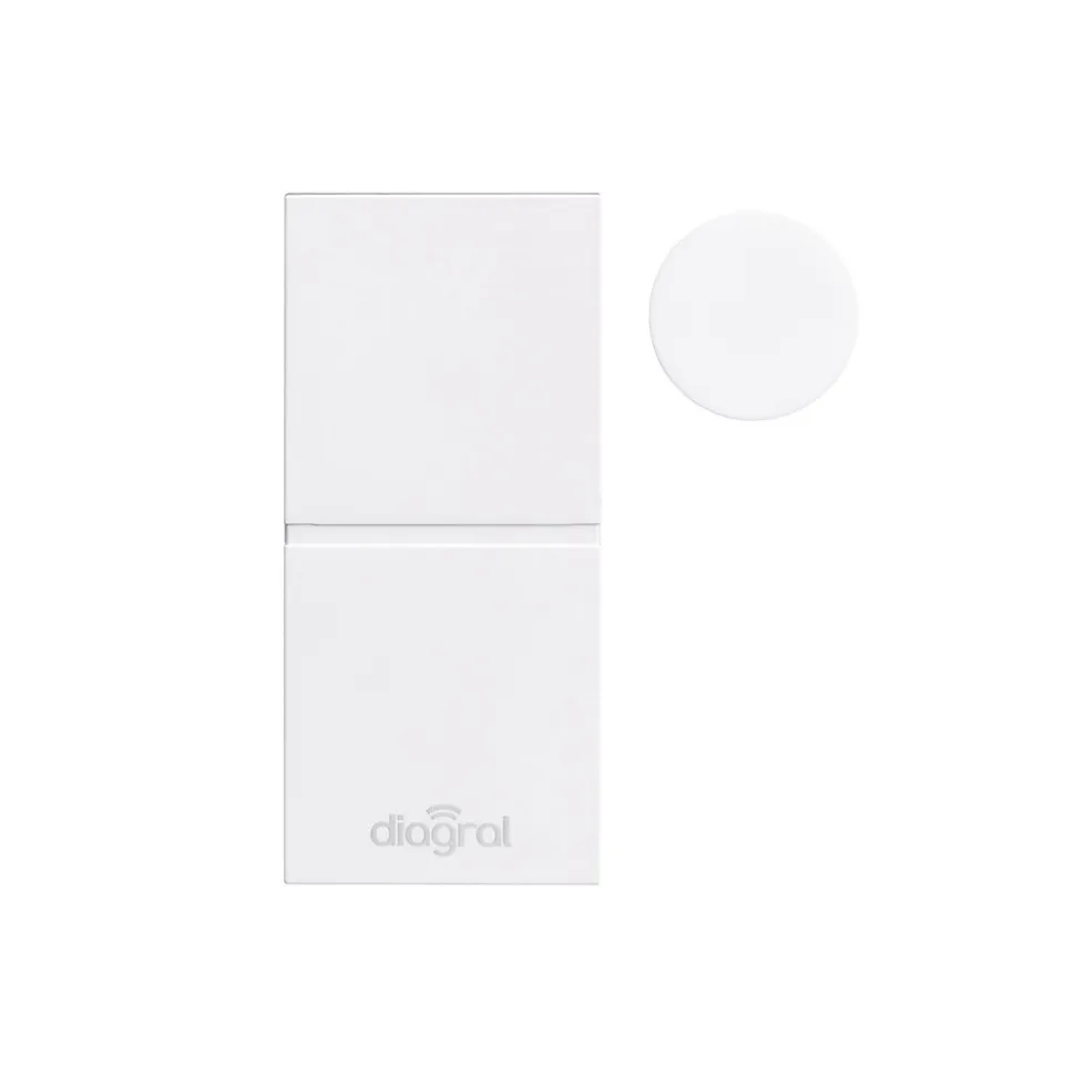 Pack alarme DIAGRAL Précision sirène / GSM DIAG04CSF et 2 détecteurs d'ouverture miniature DIAG39APX