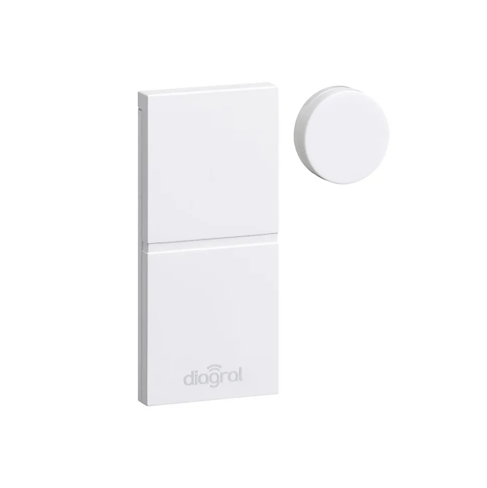 Pack alarme Diagral Précision sirène DIAG03CSF + Détecteur d'ouverture DIAG39APX + Télécommande multifonction AL41ACK