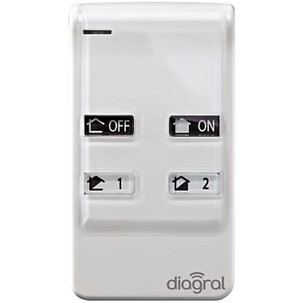 Pack alarme Diagral Précision sirène DIAG03CSF + Détecteur d'ouverture DIAG39APX + Télécommande multifonction AL41ACK