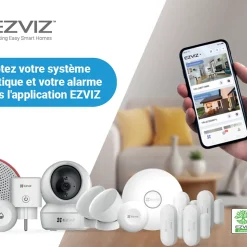 Pack alarme et contrôle domotique Ezviz Matter