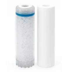 Pack cartouches polyphosphate et anti-sédiments 9'' 3/4 filtre à eau sous évier - 10 µm