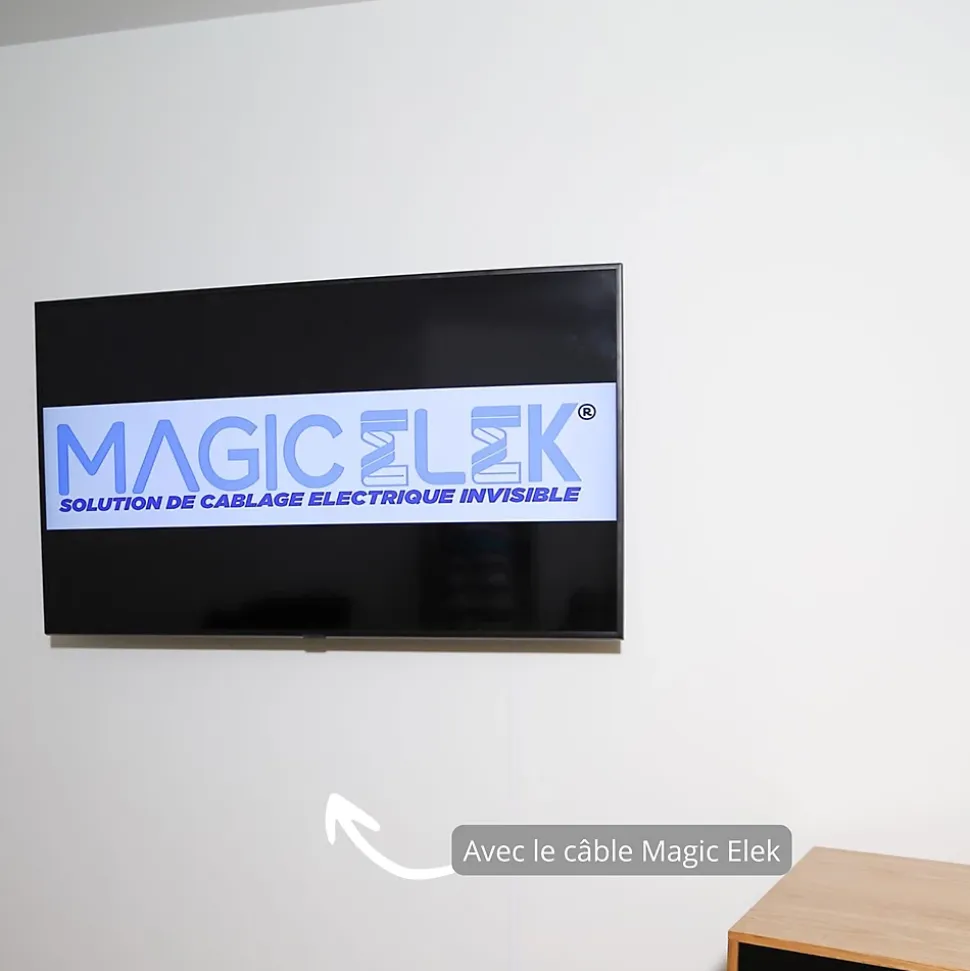Pack câble ultra-plat Magic Elek 3 lignes 5m 16A 3500W