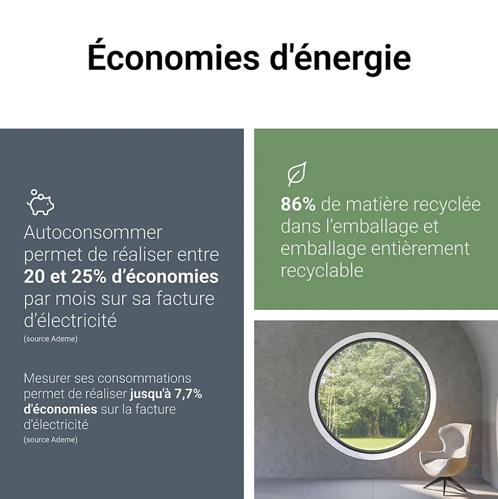 Pack connecté Legrand Drivia pour panneaux solaires