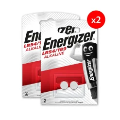 Pack de 2 - Energizer Pile Alcaline LR54, pack de 2 Piles