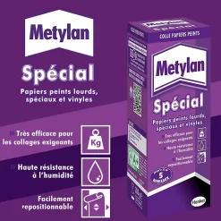 Pack de 2 - METYLAN Colle Papiers Peints Spécial Paquet 200g