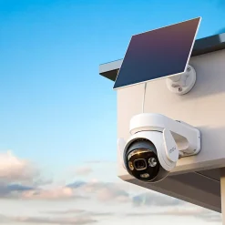 Pack de 2 kits caméra 3K rotative AOV – énergie solaire + 2 cartes SD Imou