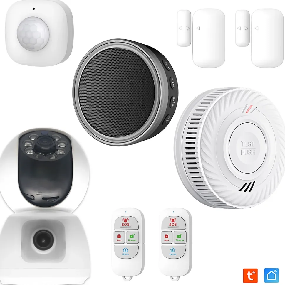 Pack Essentiel Sécurité intérieure Connectée Vidéosurveillance, Incendie & Intrusion