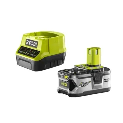 Pack RYOBI Pistolet à colle 2 températures 18V One+ RGL18-0 - 1 Batterie 4.0Ah - 1 Chargeur rapide RC18120-140
