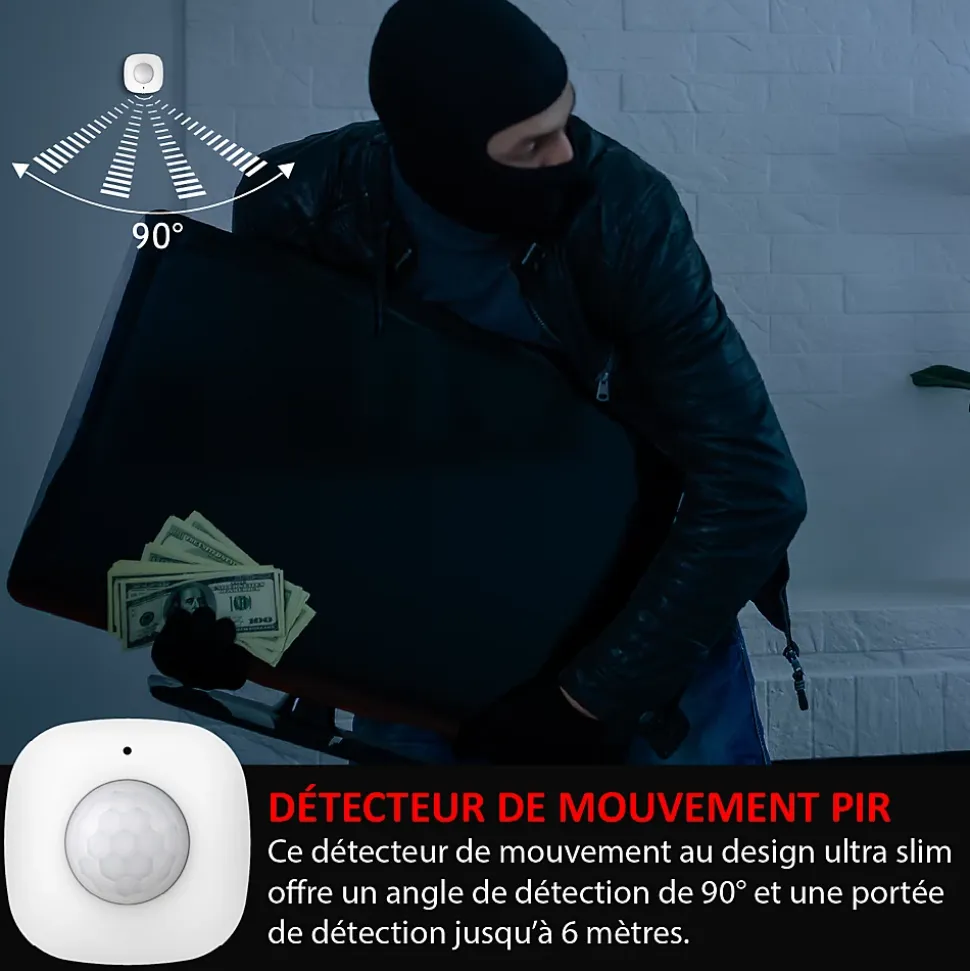 Pack Sécurité intérieure connectée Vidéosurveillance & Intrusion