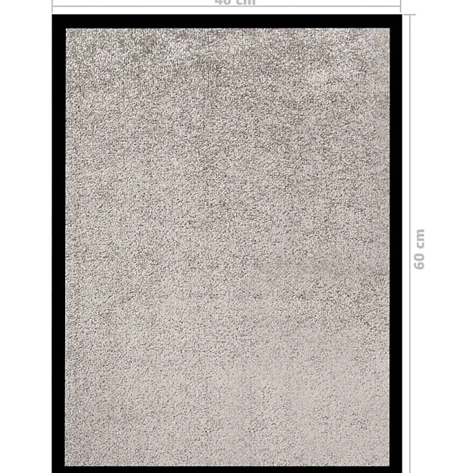 Paillasson Gris 40x60 cm vidaXL