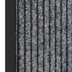 Paillasson rayé Gris 80x120 cm