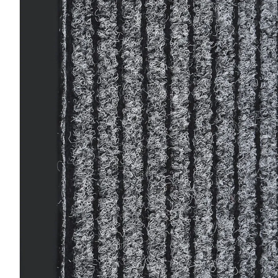 Paillasson rayé Gris 80x120 cm